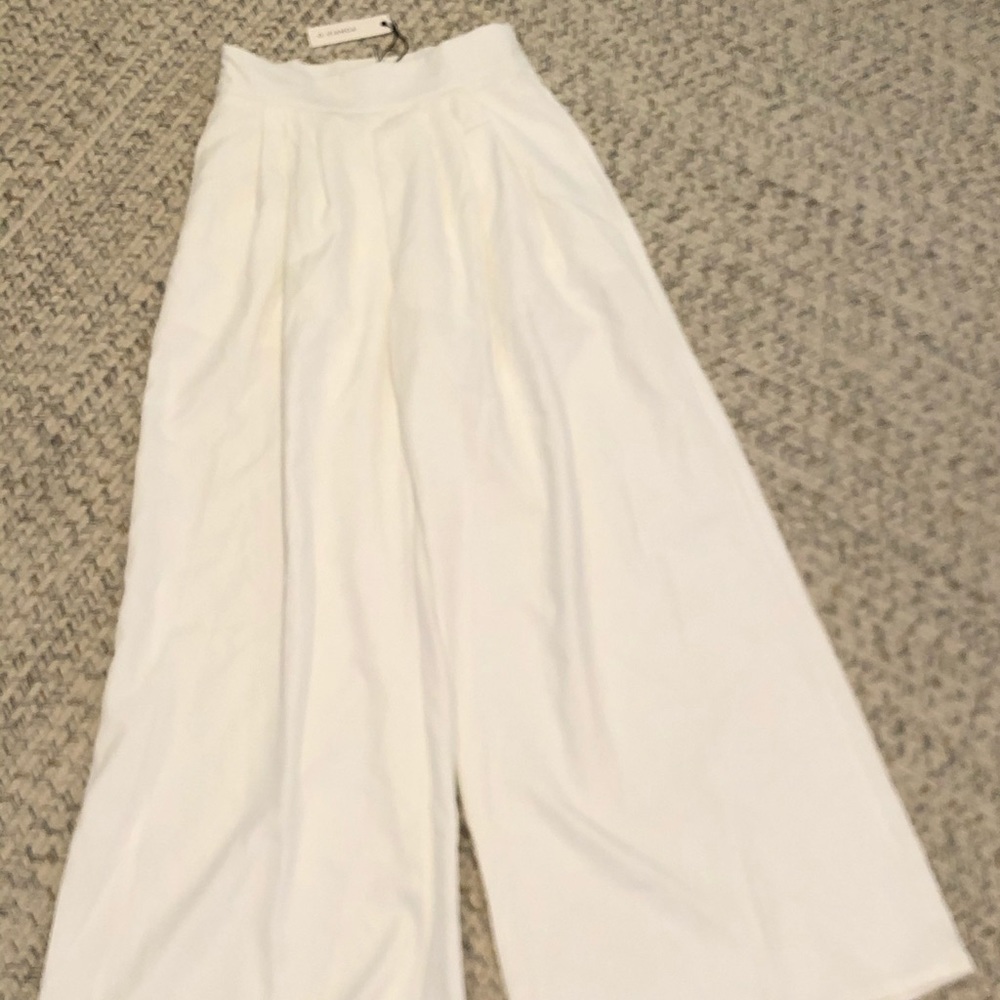White Palazzo Pants - Picture 5 of 5